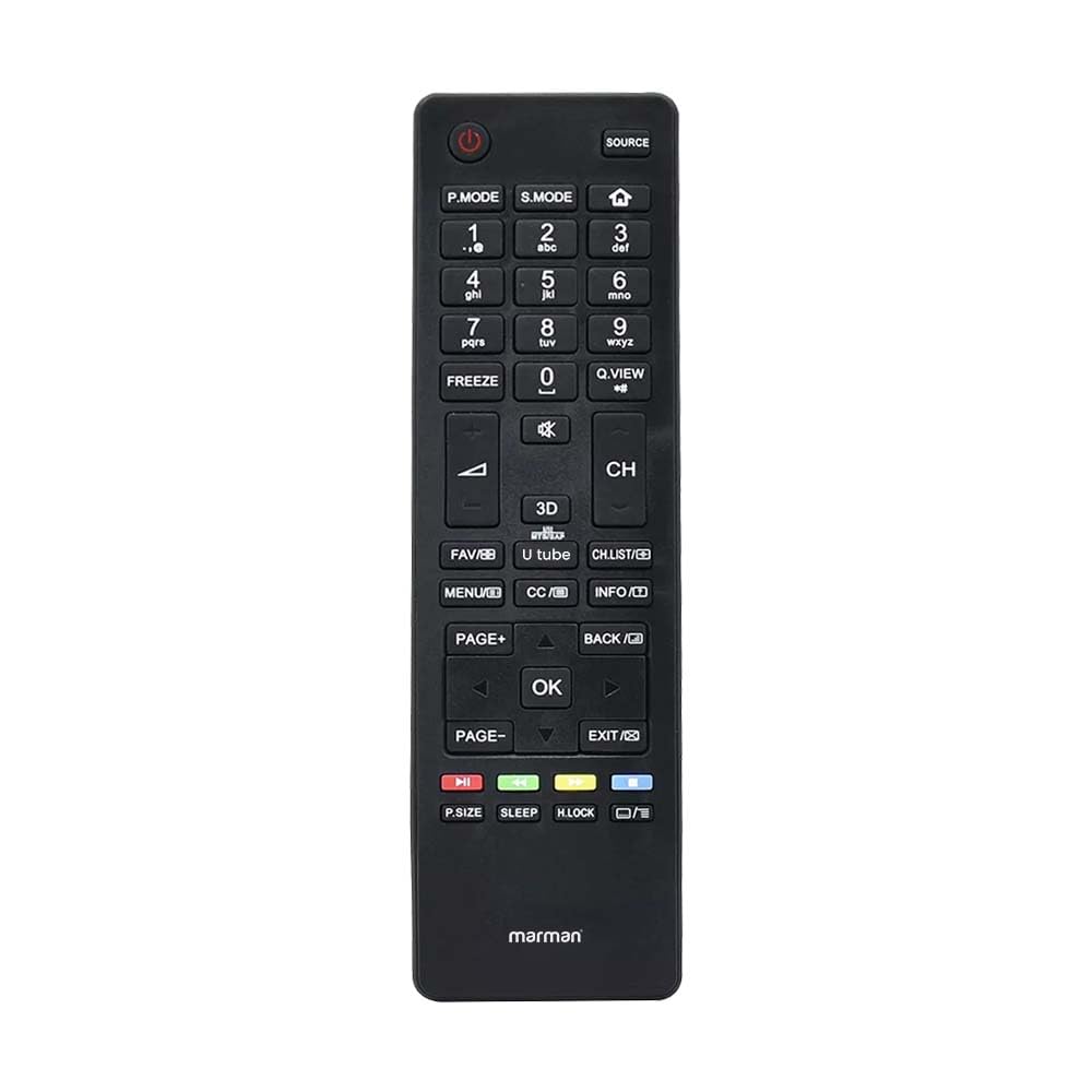 marman® Compatible with Haier Smart Tv Remote Control Model RM-L1313 Suitable for 4K LED FHD UHD QLED Android Television Without Voice Command – Match Remote Key by Key with Existing Remote Control