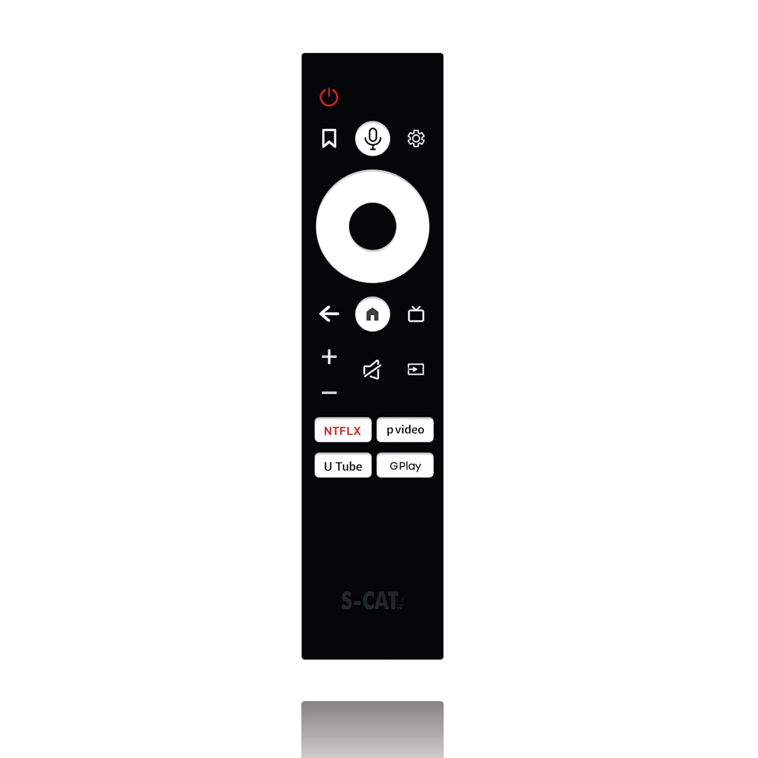 S-CAT Compatible for Thomson Smart Tv Remote with Voice Command with 4 OTT hotkeys use for Smart 4K OLED Google Television – Pairing Must – Contact Customer Care in Case of Difficulty in Pairing