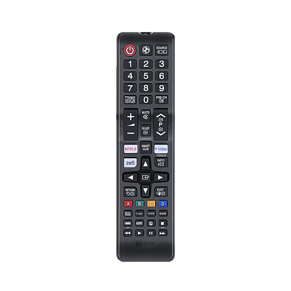 EDNITA for Samsung tv Remote Control Universal Suitable for LCD LED OLED QLED UHD HD Plasma 3D Smart Hub Television with Hotkeys, Match Remotes Keys Exactly with Existing Remote